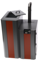 NBE RTB 16 kW met 220 kg pelletreservoir